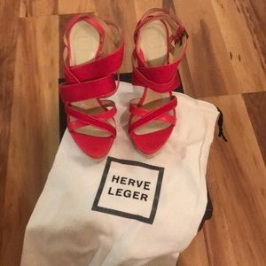 Herve Leger Bandage Sandal